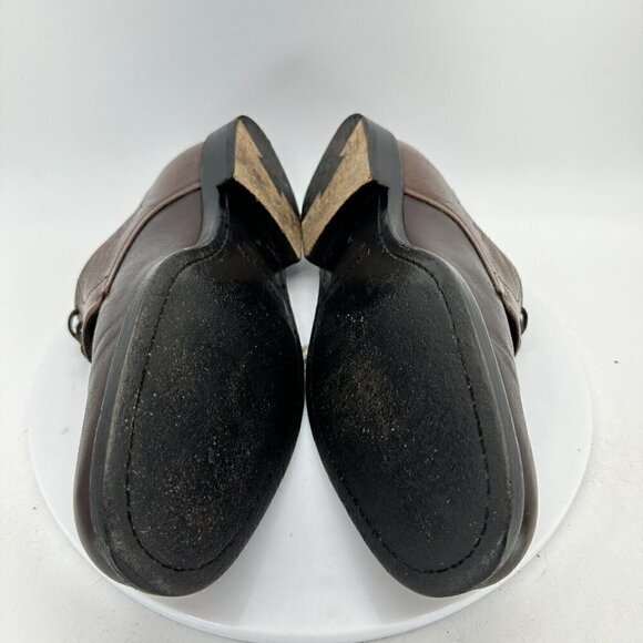 Lanvin Men Size 9 Brown Two Tone Leather Derby Lace Up Plain Toe Dress Shoes - Picture 9 of 14